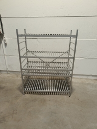 Aluminum rack 120x60x160cm